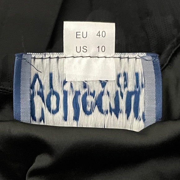 Collectif Vintage Black Courtney Swiss Dot Tiered Lace Swing Dress US 10 Retro - Picture 11 of 13